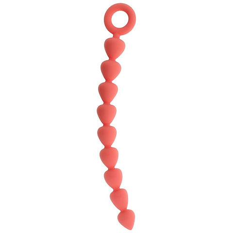 Peaches 'N Creame Silicone Anal Beads By Sportsheets - Anal Beads and Balls