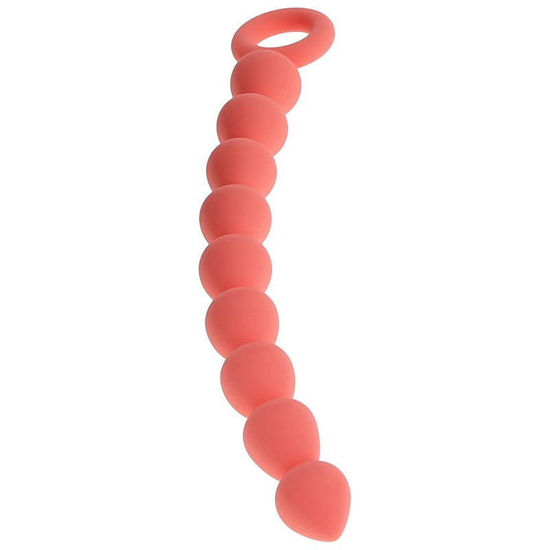 Peaches 'N Creame Silicone Anal Beads By Sportsheets - Anal Beads and Balls