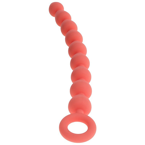 Peaches 'N Creame Silicone Anal Beads By Sportsheets - Anal Beads and Balls