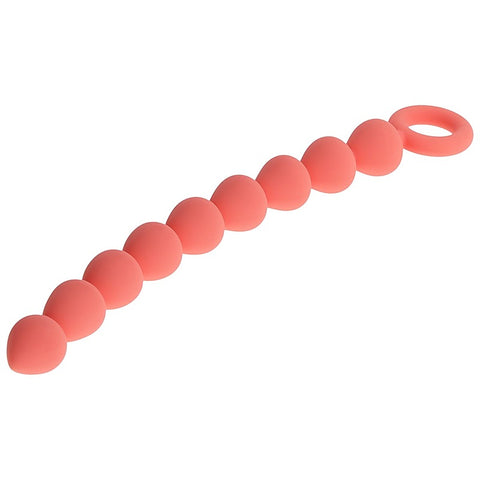 Peaches 'N Creame Silicone Anal Beads By Sportsheets - Anal Beads and Balls