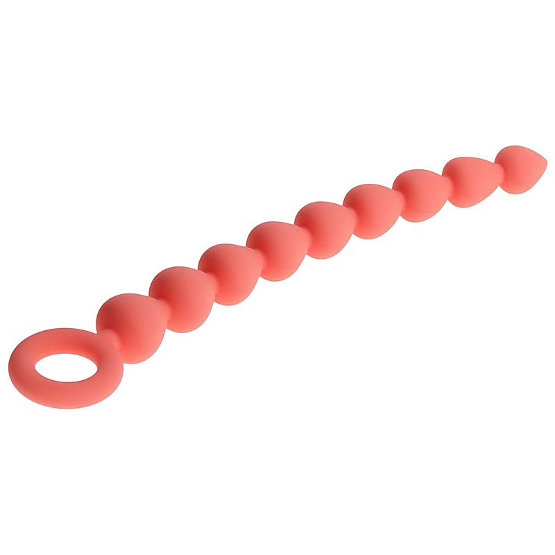 Peaches 'N Creame Silicone Anal Beads By Sportsheets - Anal Beads and Balls