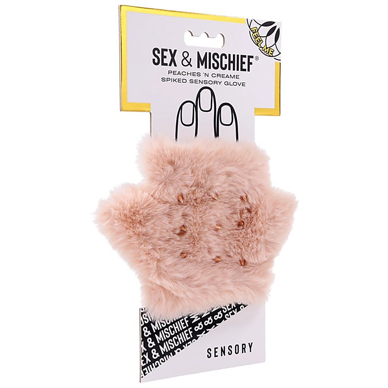 Peaches N Creame Spiked Sensory Glove By Sportsheets - Wigs and Gloves