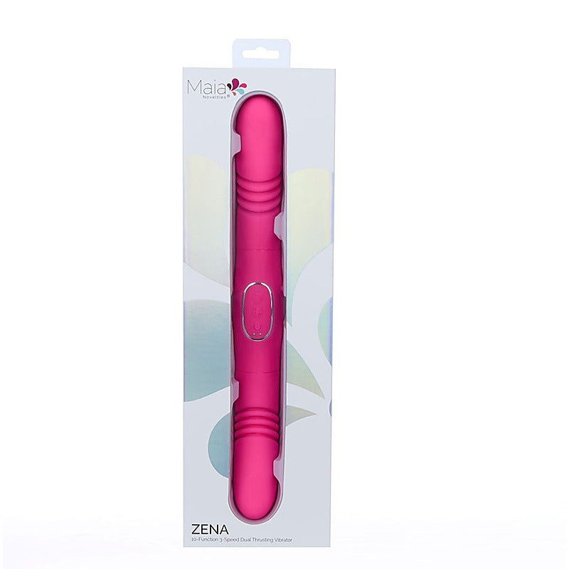 Maia Zena Usb Rechargeable Double-Ended Thrusting Vibrator - Double Ender