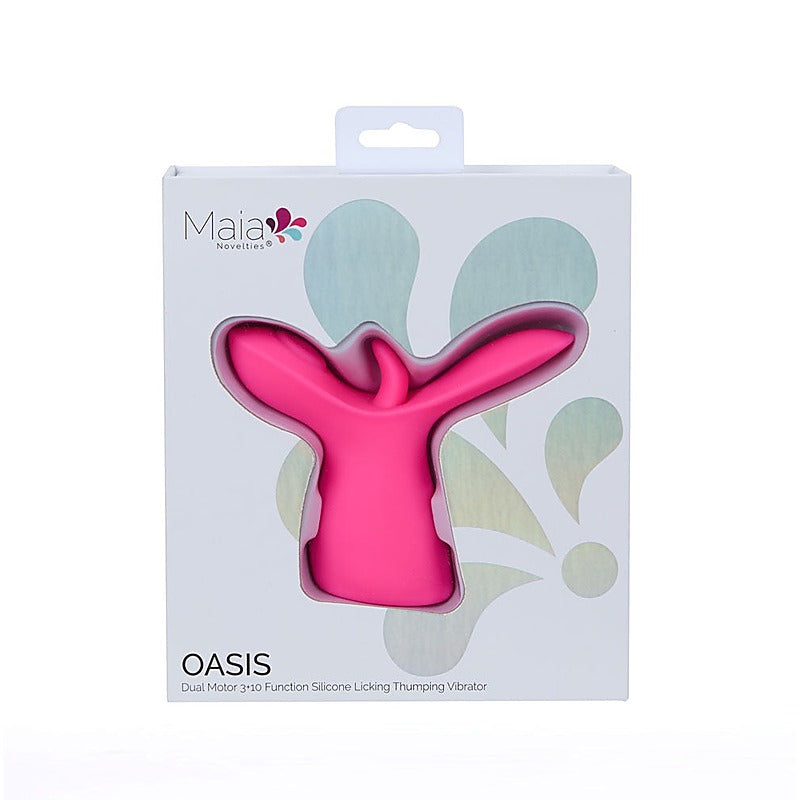 Maia OASIS Dual Motor Licking & Thumping Stimulator - G-Spot Vibrators