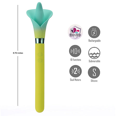 Vala Usb Rechargeable Flower Vibrator By Maia Toys - Personal Massagers