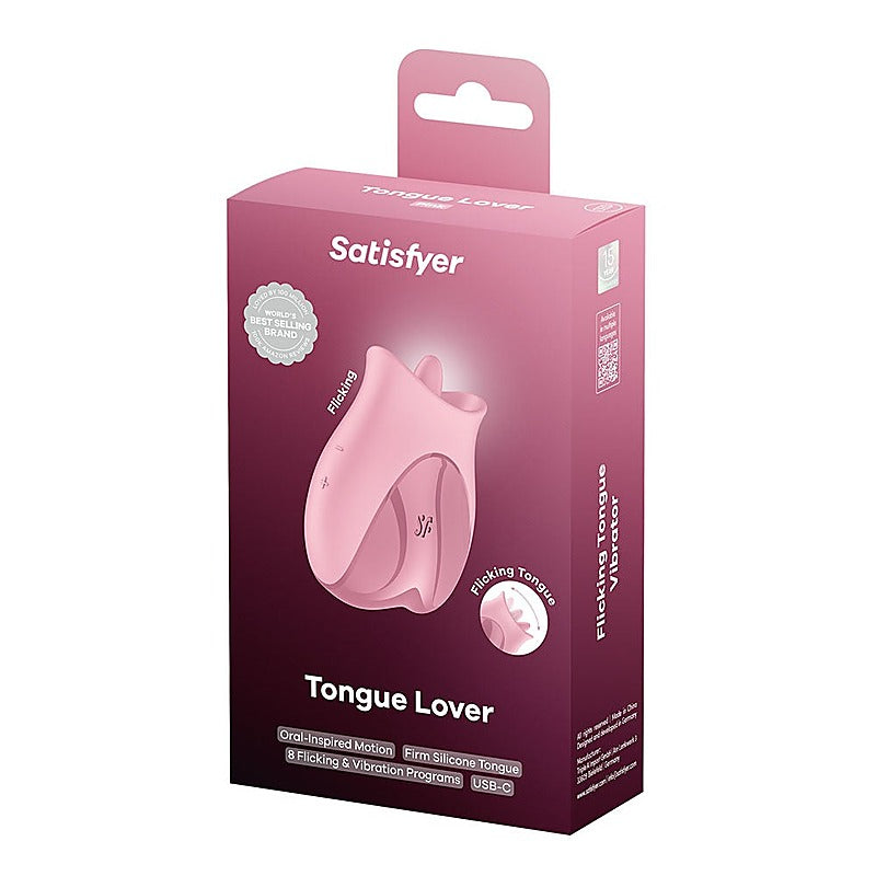 Tongue Lover Rechargeable Clitoral Vibrator By Satisfyer - Clit Ticklers and Pulsators