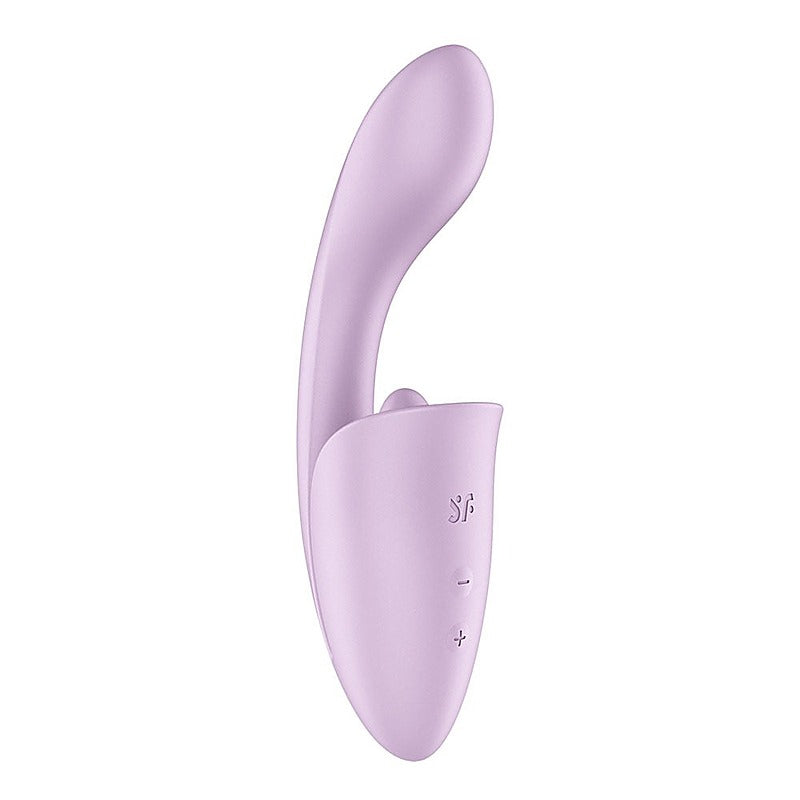 Tongue Expert Vibrator With Clitoral Stimulator By Satisfyer - Clit Ticklers and Pulsators