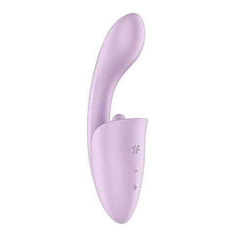 Tongue Expert Vibrator With Clitoral Stimulator By Satisfyer - Clit Ticklers and Pulsators