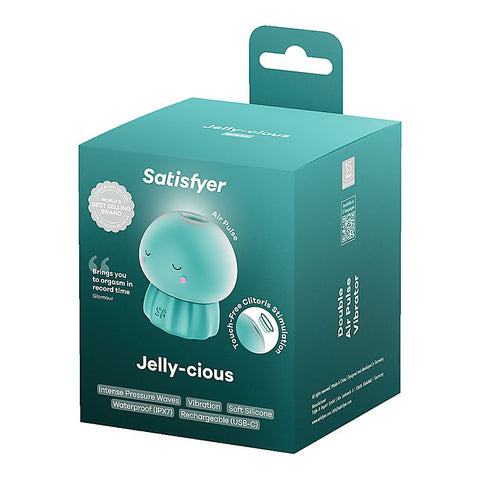 Jelly-Cious Rechargeable Air Pulse Clit Stimulator - Clit Ticklers and Pulsators