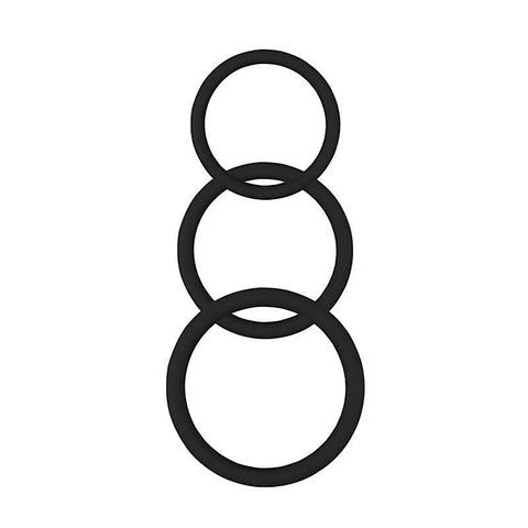 Magnum Force Silicone Cock Ring Set By Chisa - Cock Ring Sets