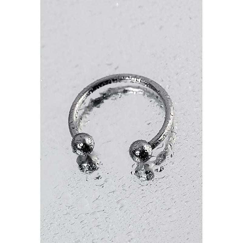 Metal 30mm Penis Erection Enhancer Cock Ring by ToyFa - Steel Cock Rings