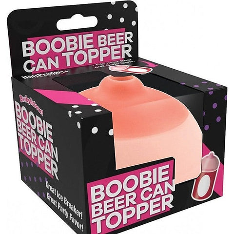 Boobie Shaped Beer Can Topper By Hott Products - Party Gifts and Novelties