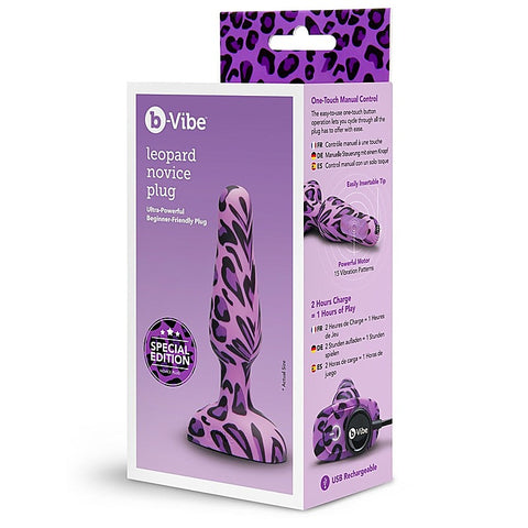 Novice Ultra Powerful Beginner Friendly Butt Plug By B-Vibe - Butt Plugs