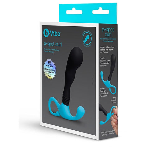 Curl Hands Free Curved Silicone Prostate Massager By B-Vibe - Prostate Toys