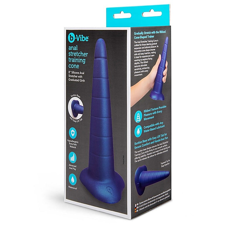 Silicone Anal Stretcher Training Cone By B-Vibe - Butt Plugs