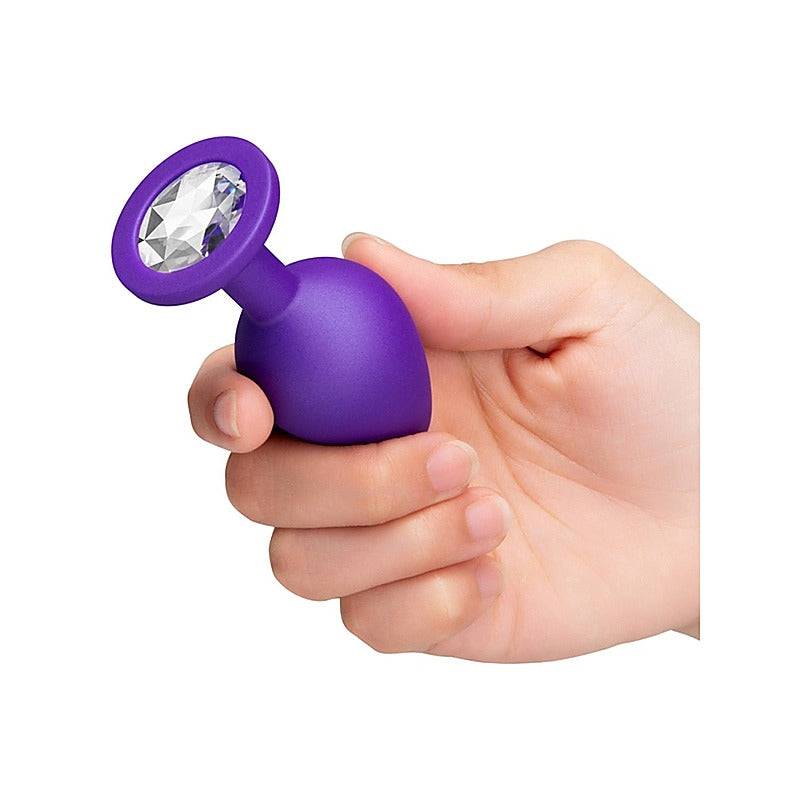 Jewel Butties 3 Piece Anal Training Set By B-Vibe - Butt Plugs