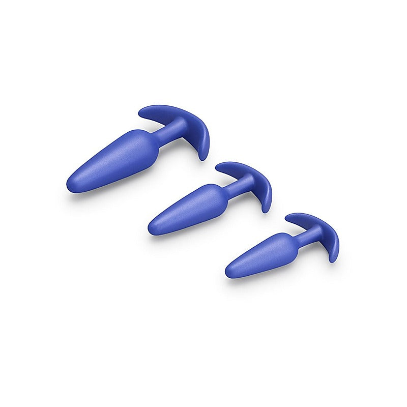 Butties Beginner Booty 3-Piece Anal Training Set By B-Vibe - Butt Plugs