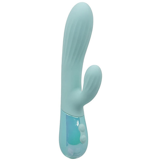California Exotics Aura Dual Ripple Rabbit Vibrator - Rabbit Vibrators