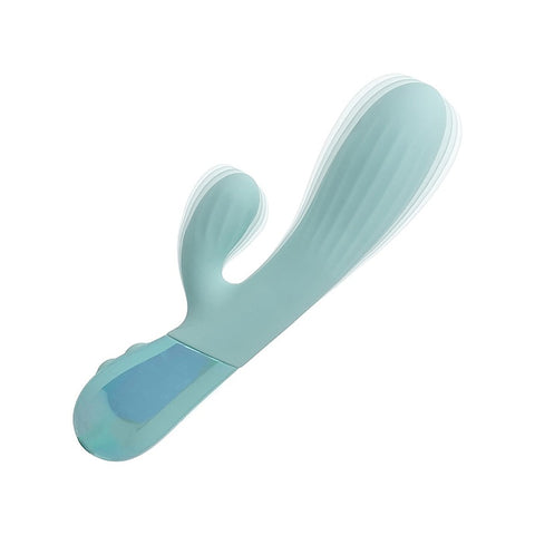 California Exotics Aura Dual Ripple Rabbit Vibrator - Rabbit Vibrators
