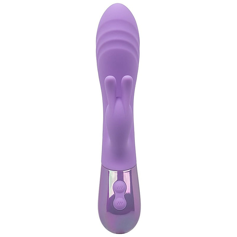 California Exotics Aura Dual Bunny Ears Rabbit Massager - Rabbit Vibrators