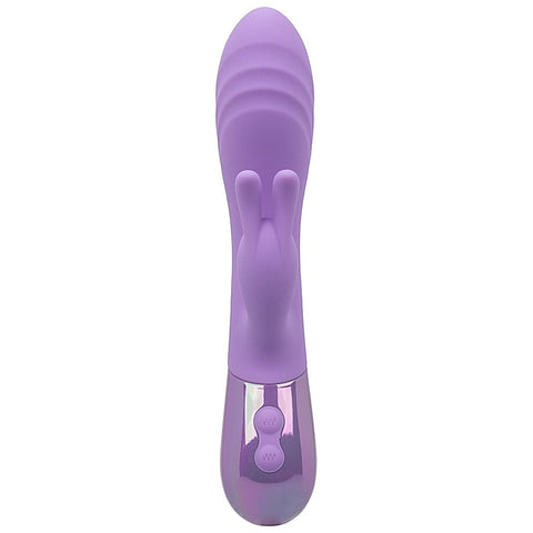 California Exotics Aura Dual Bunny Ears Rabbit Massager - Rabbit Vibrators