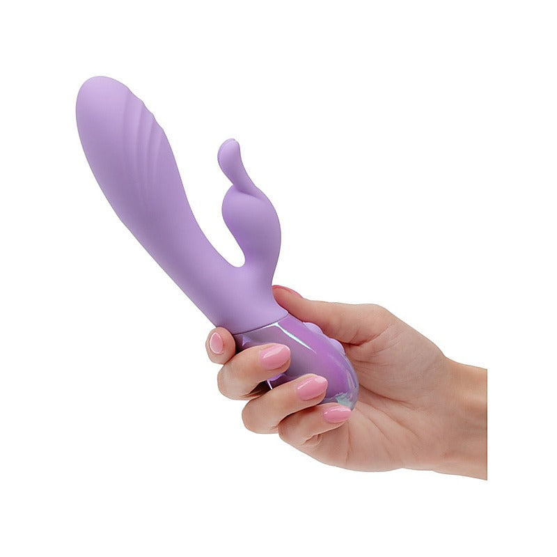 California Exotics Aura Dual Bunny Ears Rabbit Massager - Rabbit Vibrators