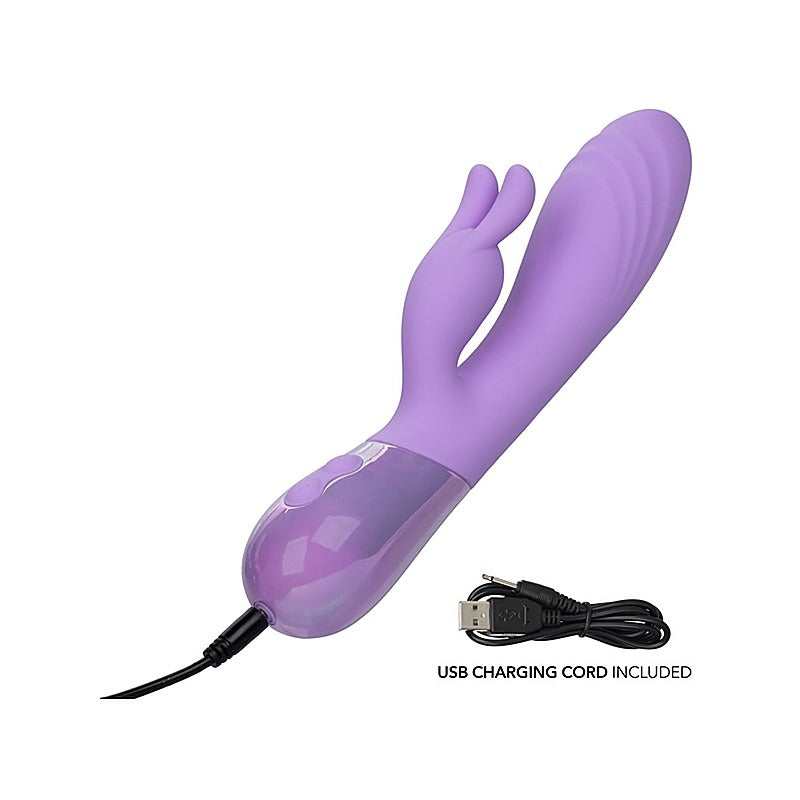 California Exotics Aura Dual Bunny Ears Rabbit Massager - Rabbit Vibrators