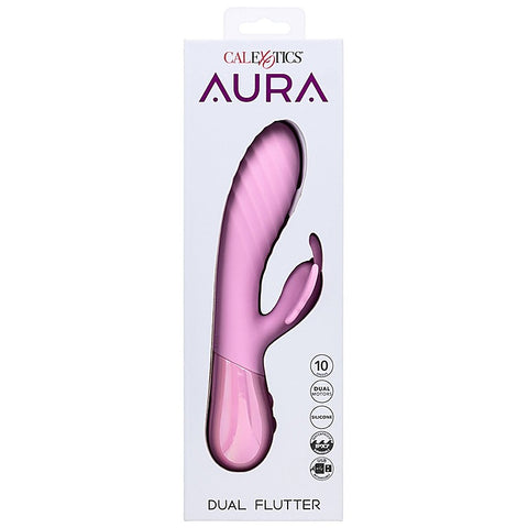 CalExotics Aura Dual Flutter 10 Function Rabbit Vibrator