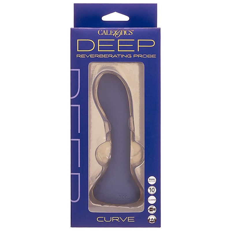 CalExotics Deep Curve Vibrating Butt Plug Probe - Butt Plugs