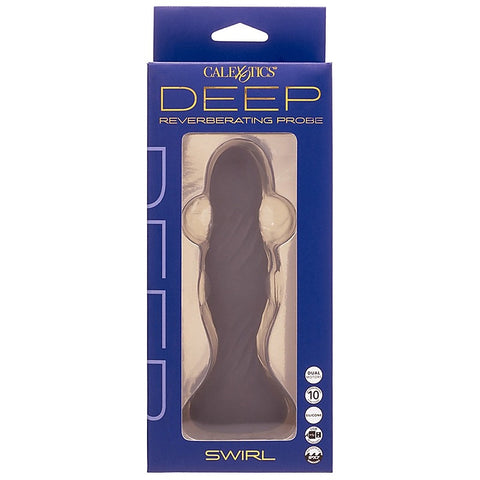 CalExotics Deep Swirl Reverberating Butt Plug - Butt Plugs