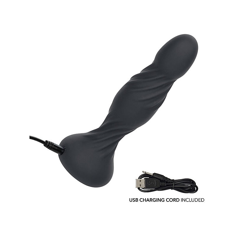CalExotics Deep Swirl Reverberating Butt Plug - Butt Plugs