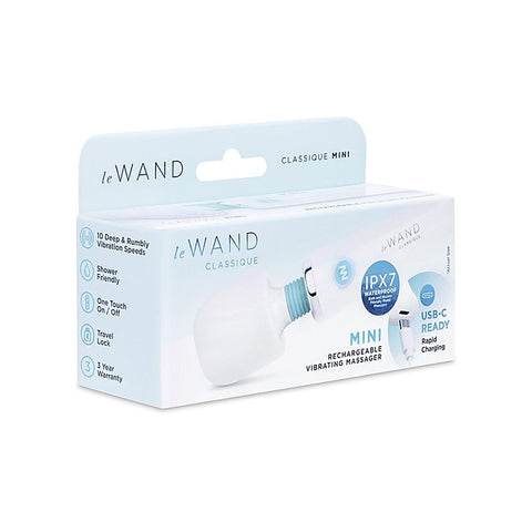 Classique 10 Functions Mini Wand Massager By Le Wand - Body Wands