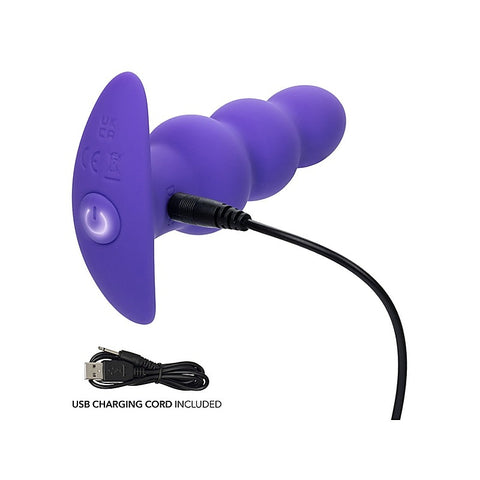 CalExotics Basic Essentials Rechargeable Beaded Anal Probe - Butt Plugs