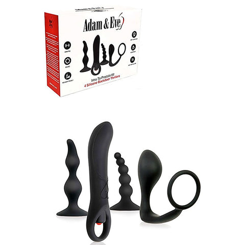 4 Piece Intro To Prostate Pleasure Kit By Adam & Eve - Unclassified