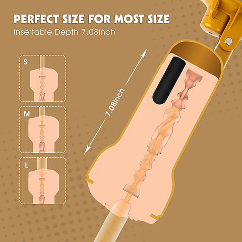 Realistic Vibrating Vagina Cup by Chisa - Masturbators and Strokers