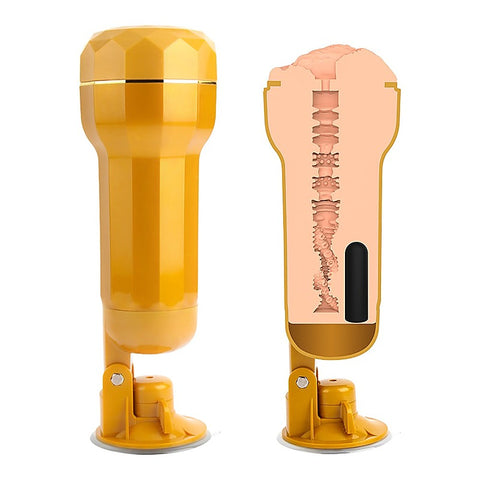 Carina Realistic Vagina Vibrating Cup By Chisa - Masturbators and Strokers