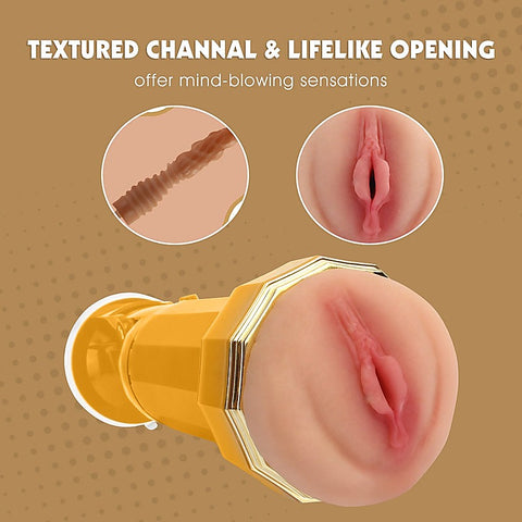 Tara Realistic Vagina Vibrating Cup By Chisa - Masturbators and Strokers