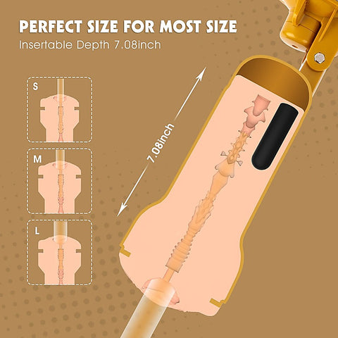 Tara Realistic Vagina Vibrating Cup By Chisa - Masturbators and Strokers