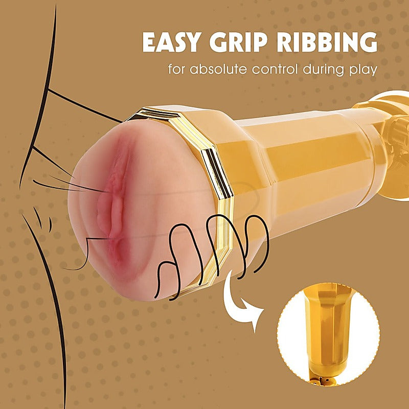 Tara Realistic Vagina Vibrating Cup By Chisa - Masturbators and Strokers