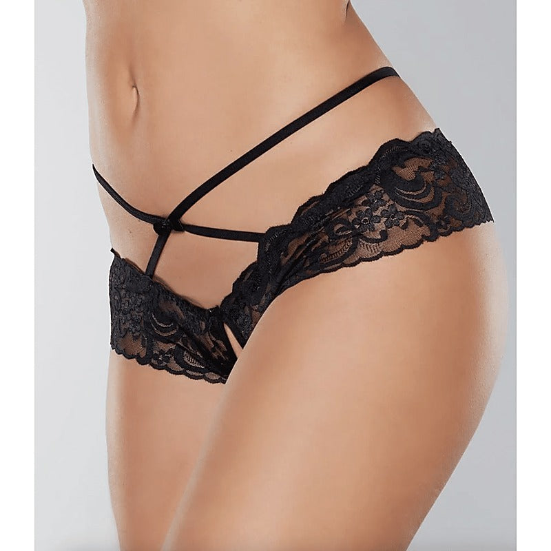 Women'S Crotchless Panties By Love In Leather - G-Strings, Panties and Shorts