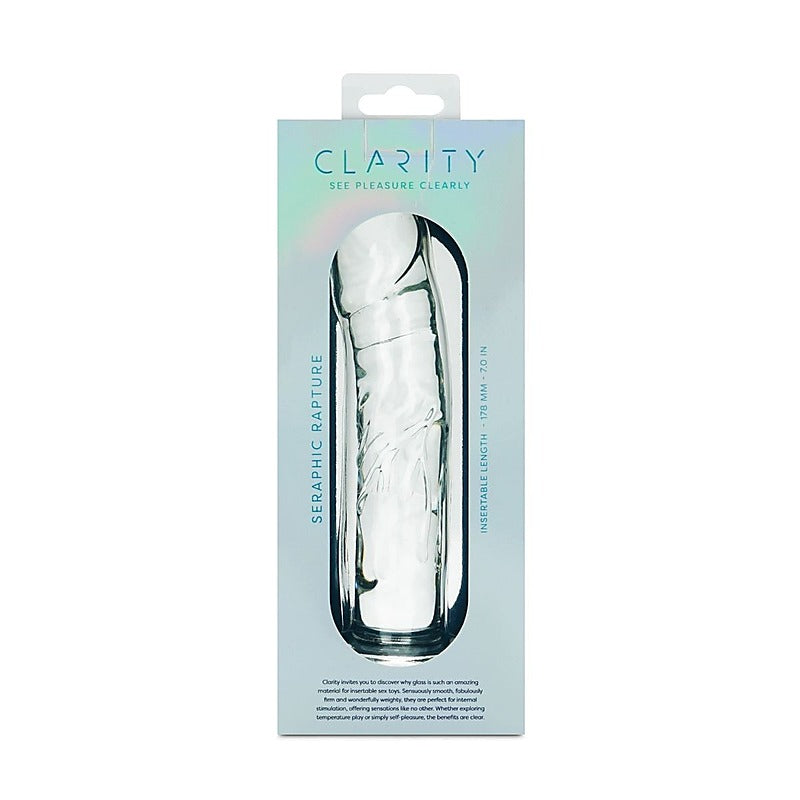 Clarity Seraphic Rapture Glass Dildo By Creative Conceptions - Glass Sex Toys