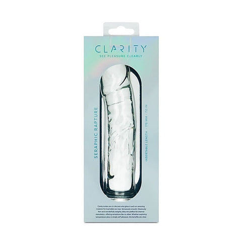 Clarity Seraphic Rapture Glass Dildo By Creative Conceptions - Glass Sex Toys