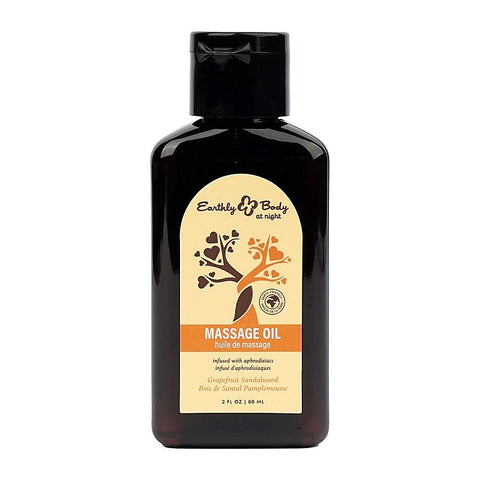 Hemp Seed Scented Adult Massage Oil by Earthly Body - Massage Oils and Lubricants