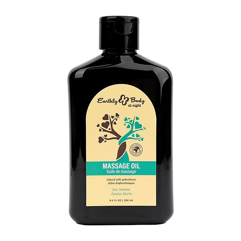 Hemp Seed Scented Massage Oil 250 Ml by Earthly Body - Massage Oils and Lubricants