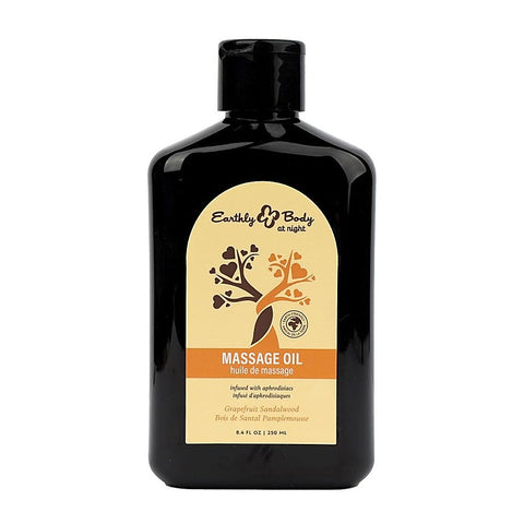 Hemp Seed Scented Massage Oil 250 Ml by Earthly Body - Massage Oils and Lubricants