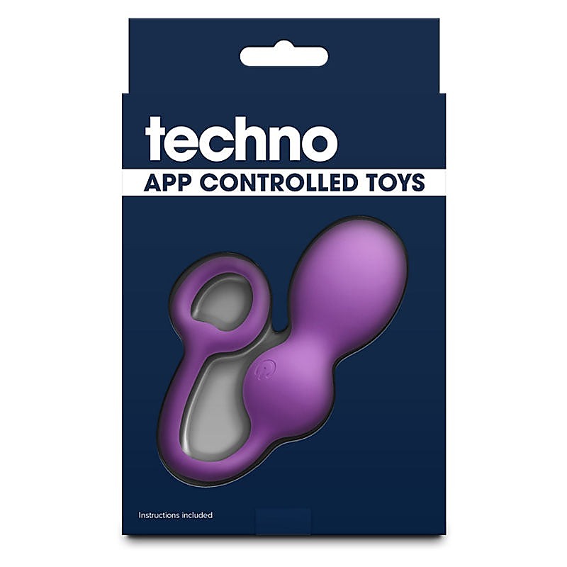 NS Novelties Techno Bop Kegel Exerciser with App Contol - Love Eggs and Kegel Exercisers