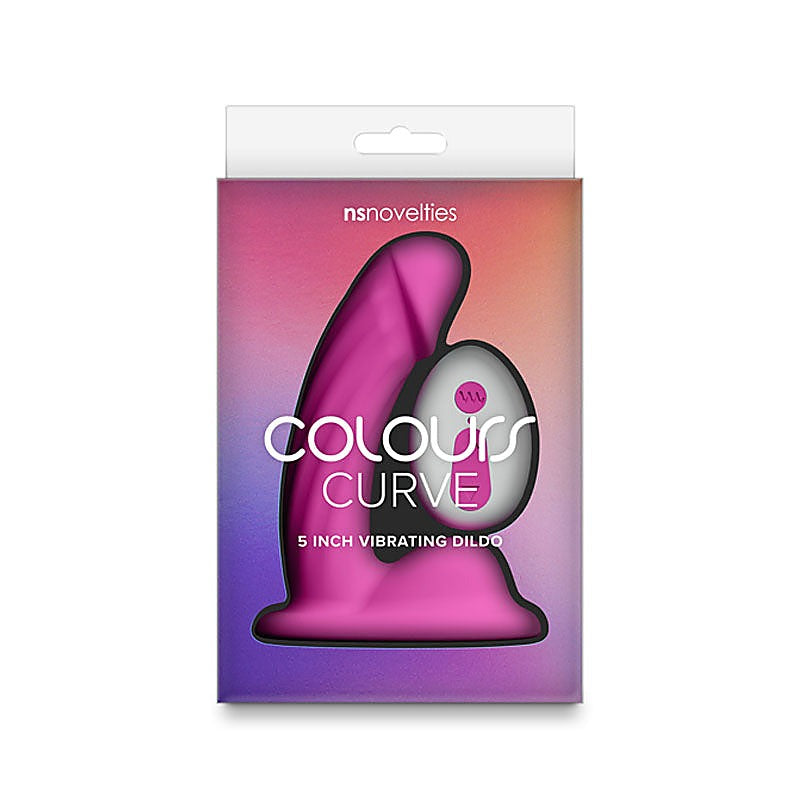 NS Novelties Colours Curve 5 Inch Vibrating Dildo - Vibrating Dildos
