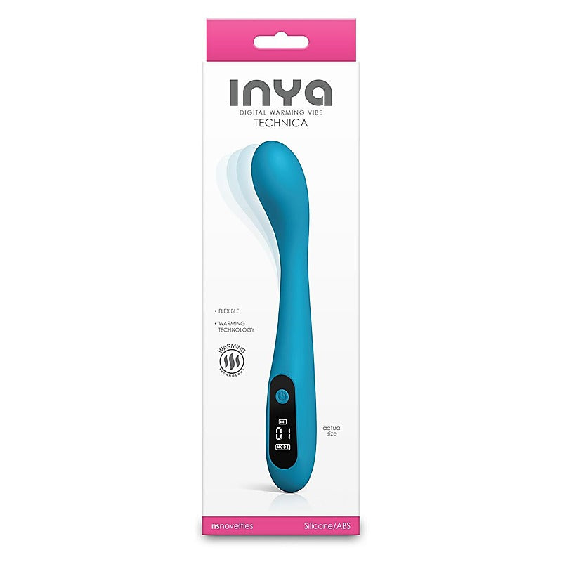 NS Novelties INYA Technica USB Rechargeable Warming Vibrator - G-Spot Vibrators