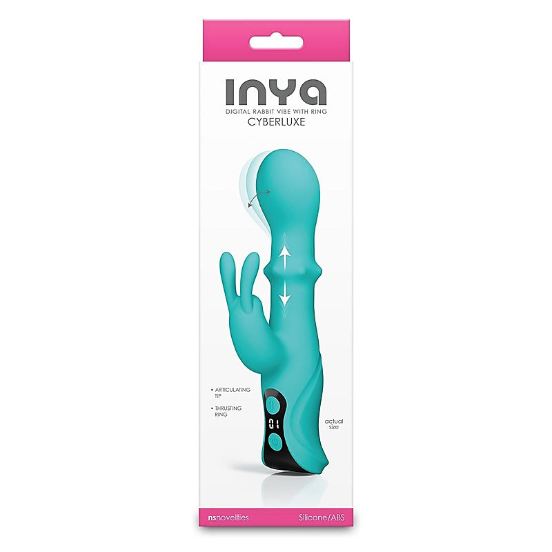 NS Novelties INYA Cyberluxe Rechargeable Rabbit Vibrator - Rabbit Vibrators