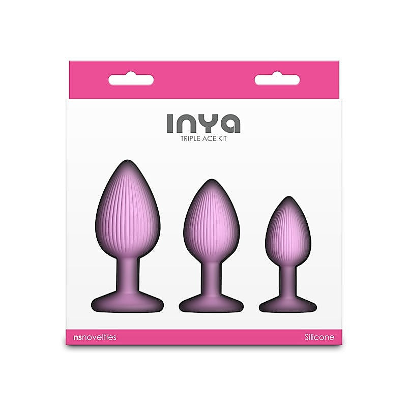 Inya Triple Ace Butt Plugs Set Of 3 By Ns Novelties - Butt Plugs